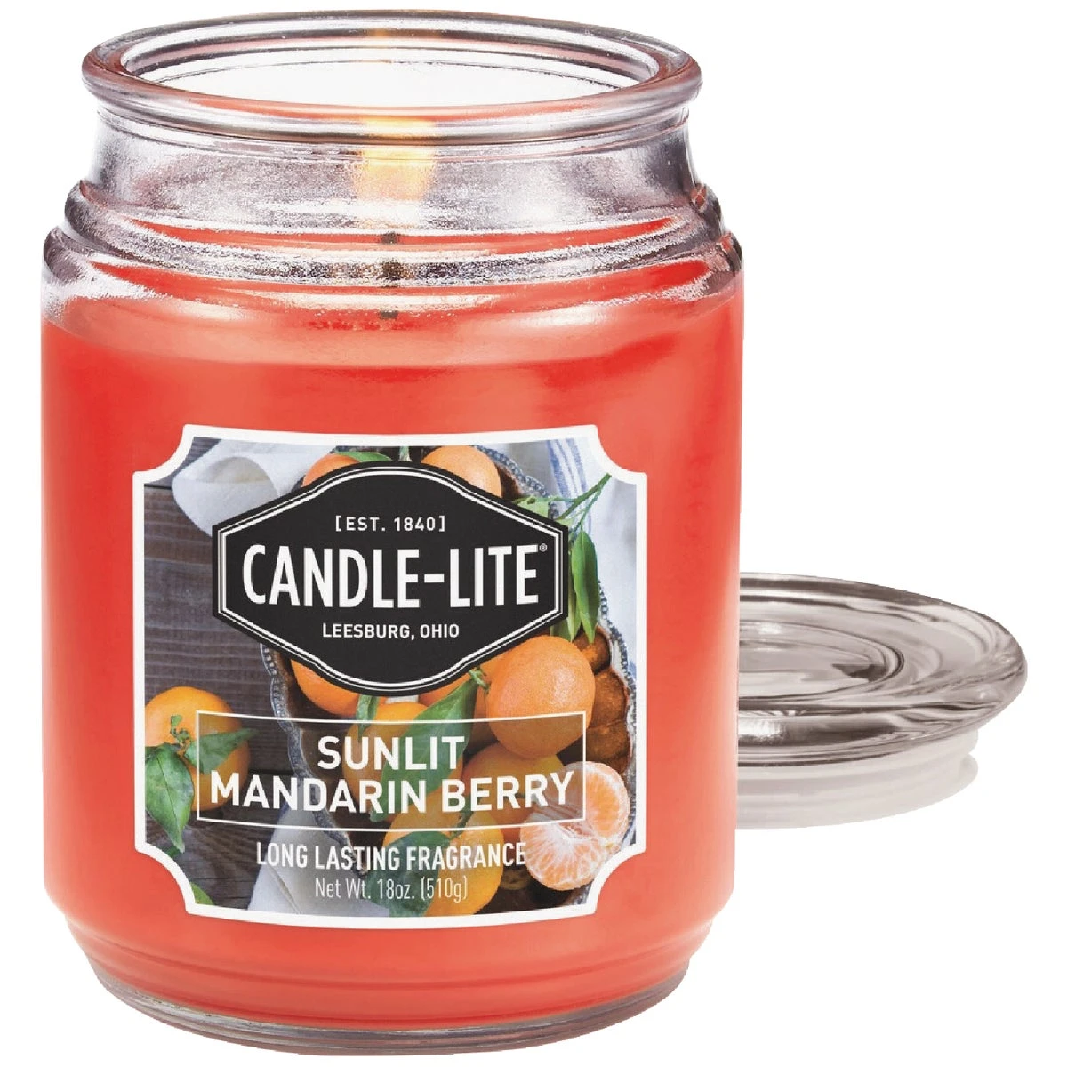Sunlit Mandarin Berry Scented Candle, 18 oz. Jar