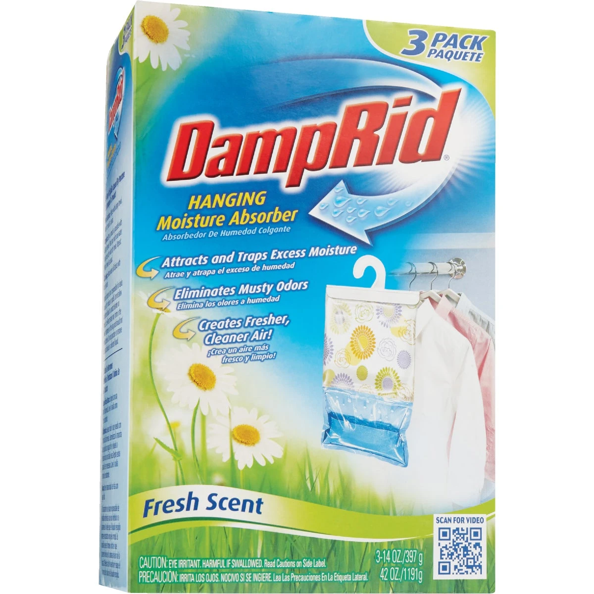 Hanging Moisture Absorber, 14-oz., 3-Pk.