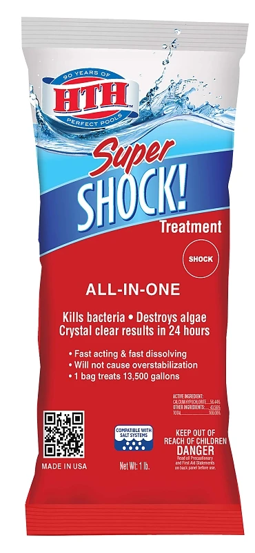 Pool Care Shock Advanced Granule 1 Lb - Powerful 4-in-1 Formula