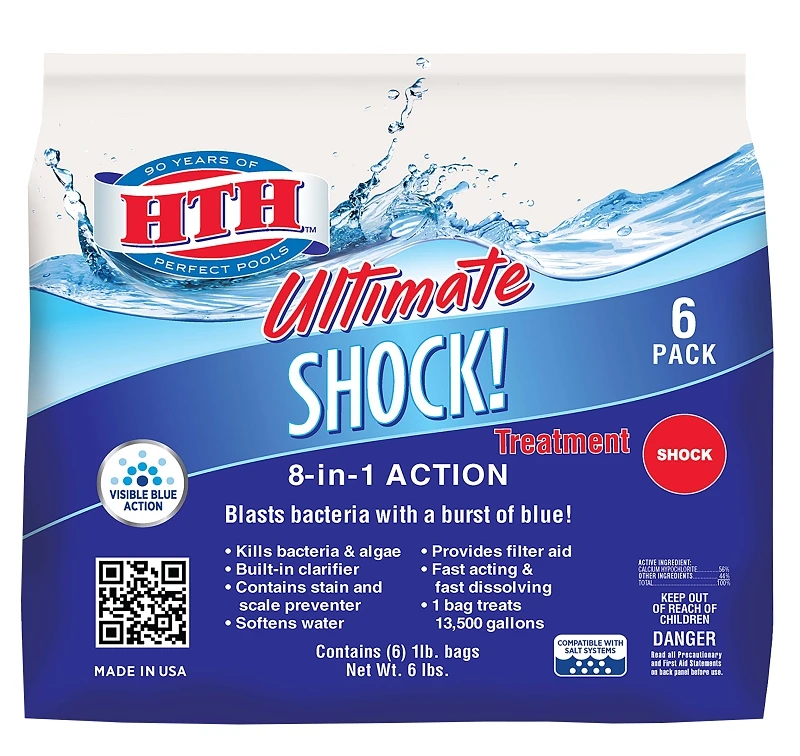 HTH Pool Care Granule Shock Treatment 6 lb