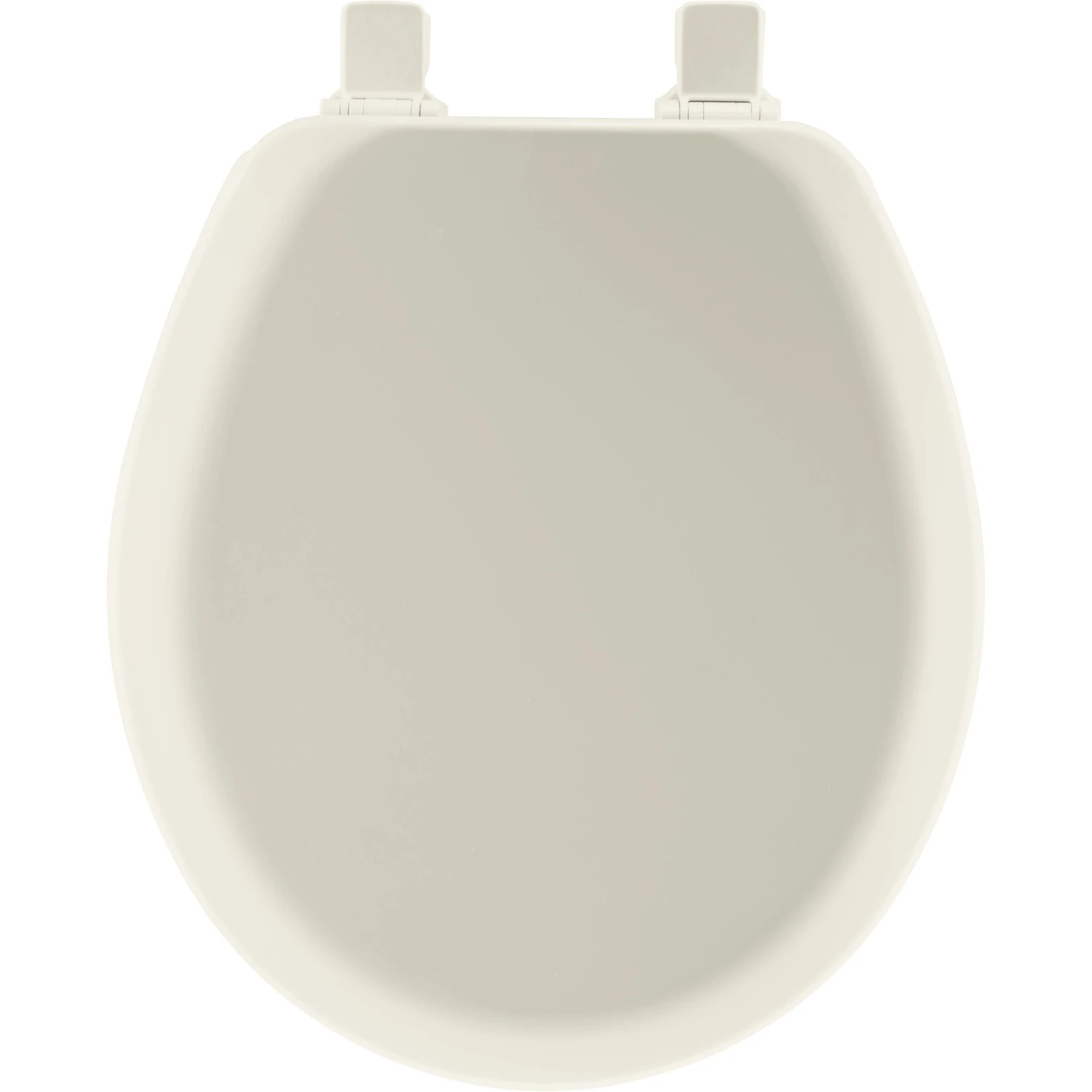 Advantage Round Closed Front Biscuit Molded Wood Toilet Seat With Easy Clean Hinge