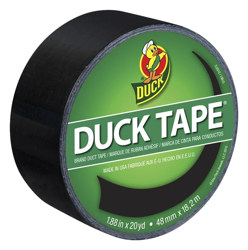 1.88 In. X 20 Yd. Black Duct Tape For Repairs And Crafts