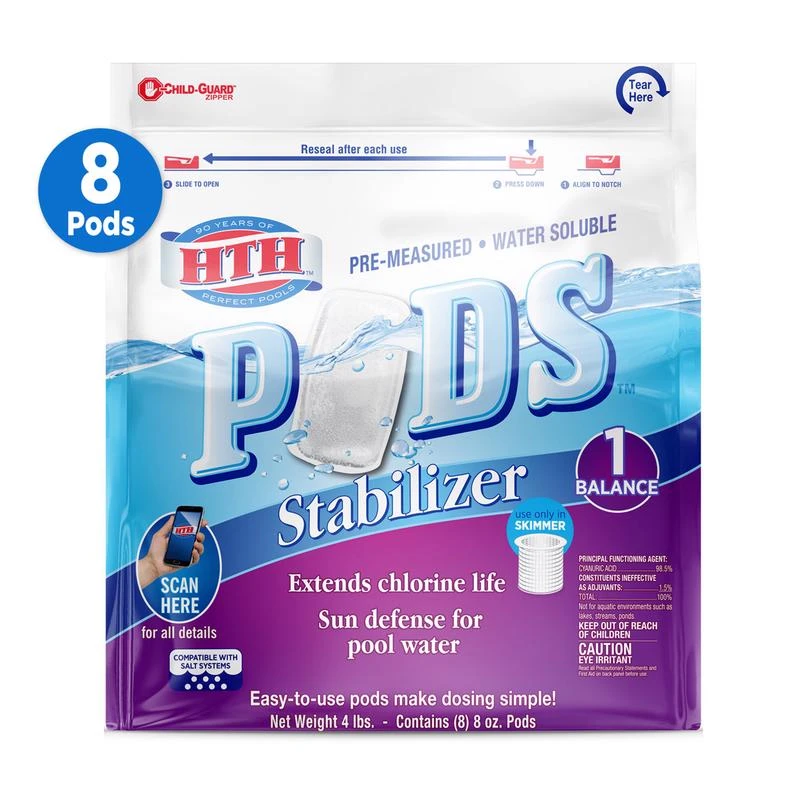Pool Stabilizer Pods, 4-Lbs.