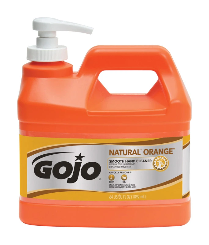 Natural Orange Hand Cleaner and Lotion, 0.5 Gallon Pump Bottle
