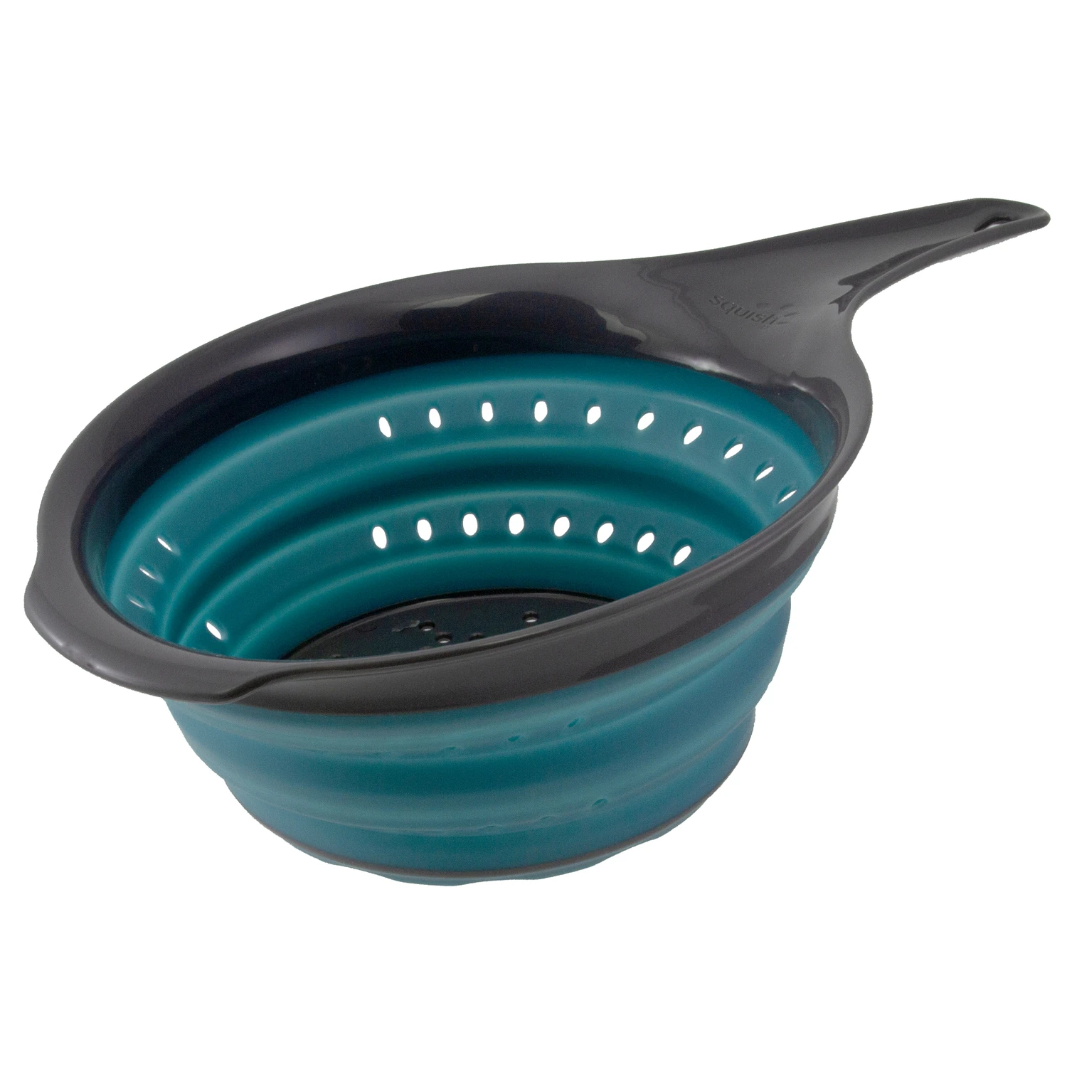Collapsible Colander, Teal/Gray, 2-Qts.