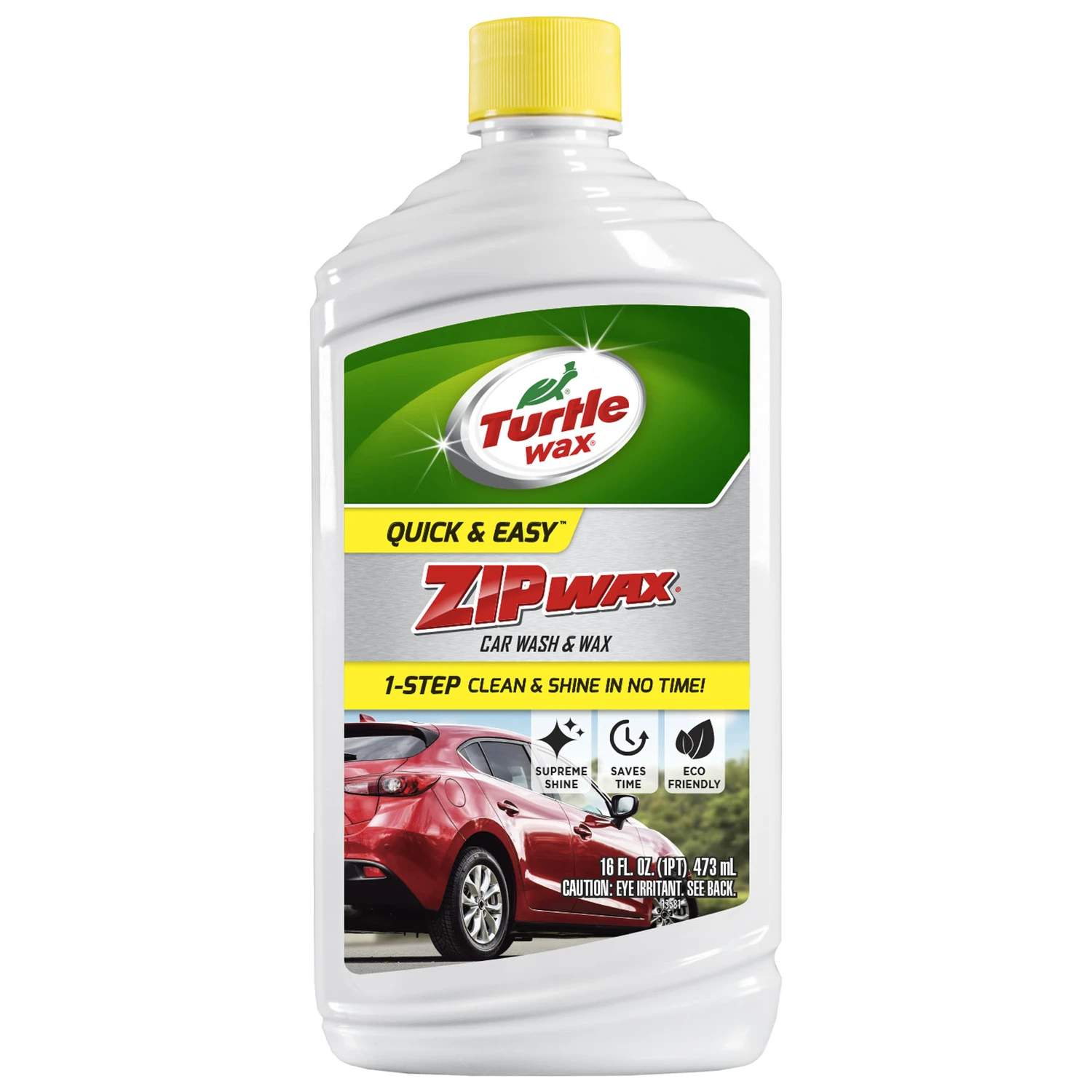 Zip Wax 16 Oz. Liquid Car Wash & Wax - Advanced Sudsing Action