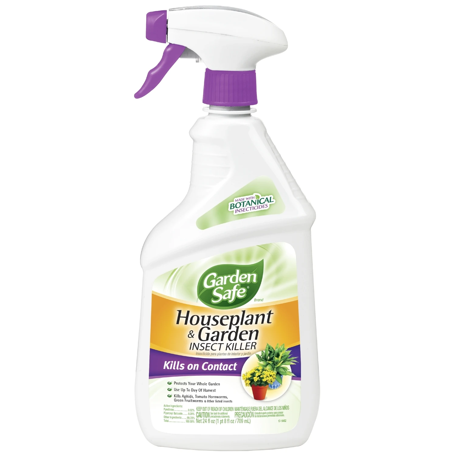 Houseplant and Garden Insect Killer Ready-to-Use Spray 24 Ounce