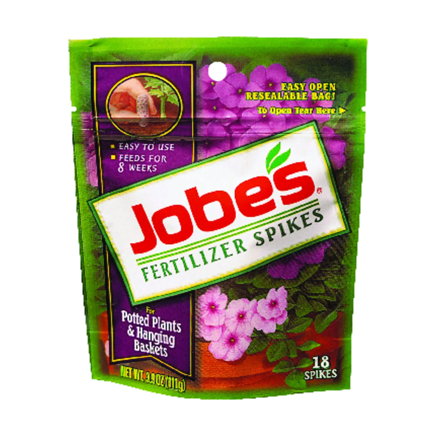 Potted/Hanging Plant Fertilizer Spikes, 8-9-12, 18-Pk.