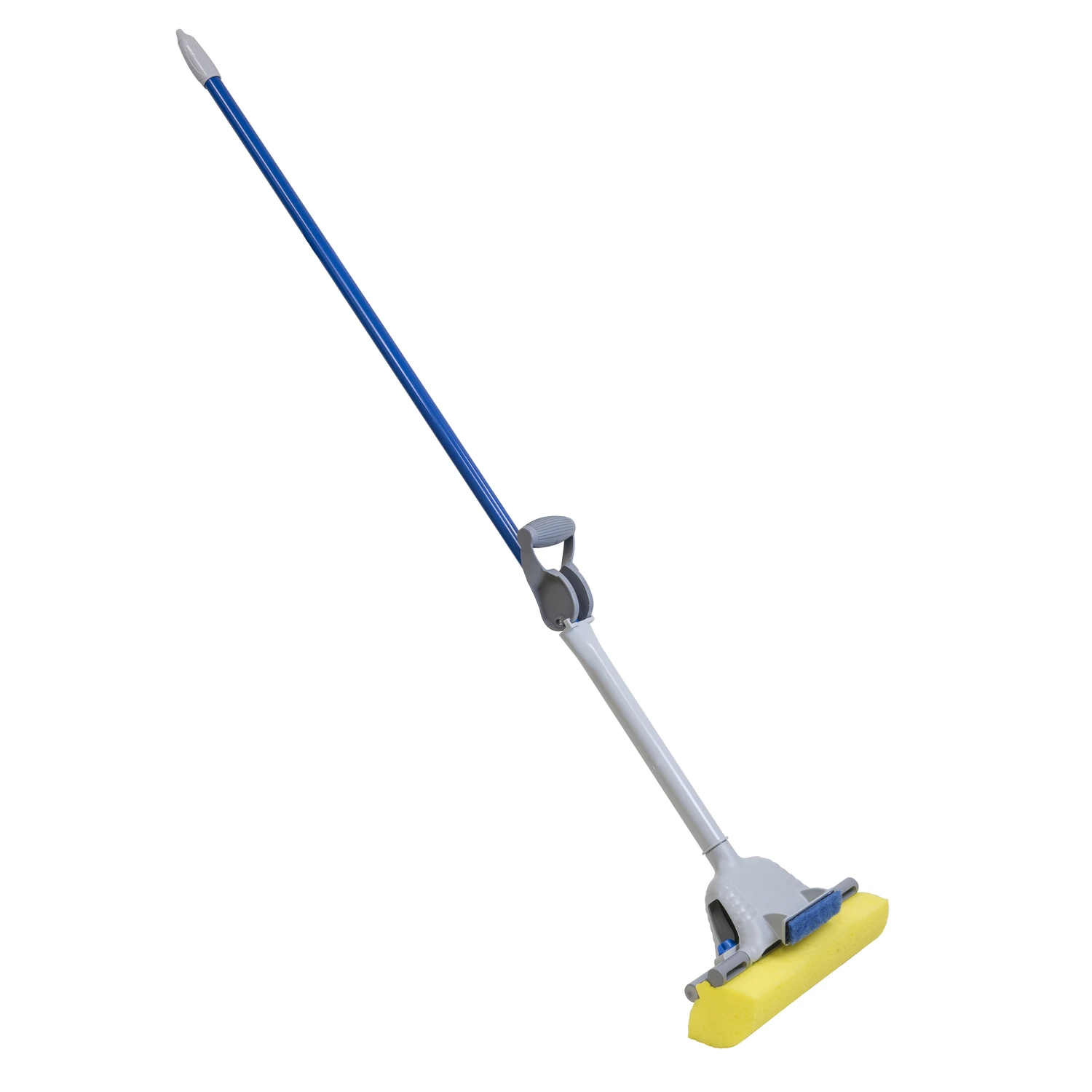 12 In. Roller Sponge Mop With Steel Handle And Cam-action Wringer