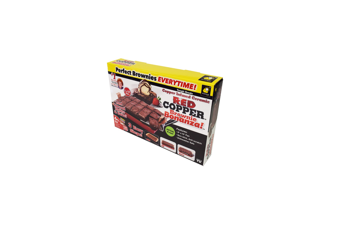 Brownie Bonanza Pan, 13 X 9-inch, Non-stick Ceramic, As Seen On Tv