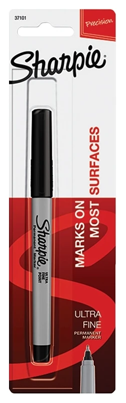 Sharpie Black Ultra Fine Tip Permanent Marker 1 count