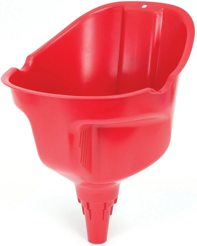 Hopkins 4 Qt. All-purpose Funnel With Splash Guard And Snap-in Screen