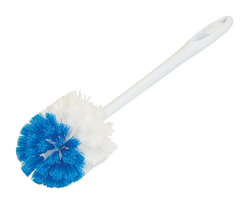 European Toilet Brush - 10" Handle, Plastic, Model 304zqk