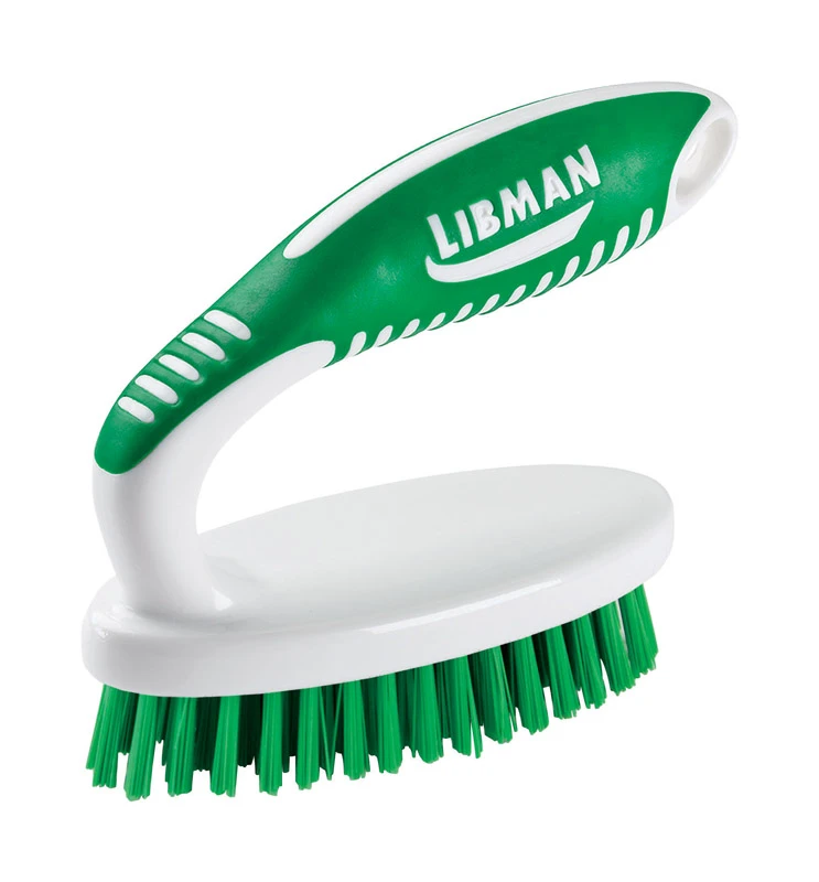 4.25 In. Polymer Bristle Rubber Grip Scrub Brush - Model 15