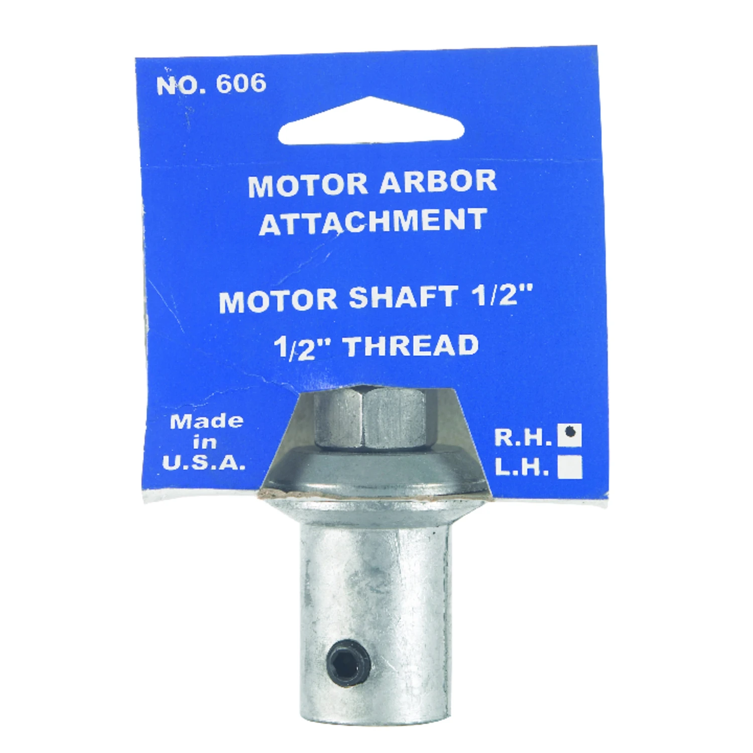 Motor Arbor Attachment Compatible with 1/2 Inch Shaft for Power Tools