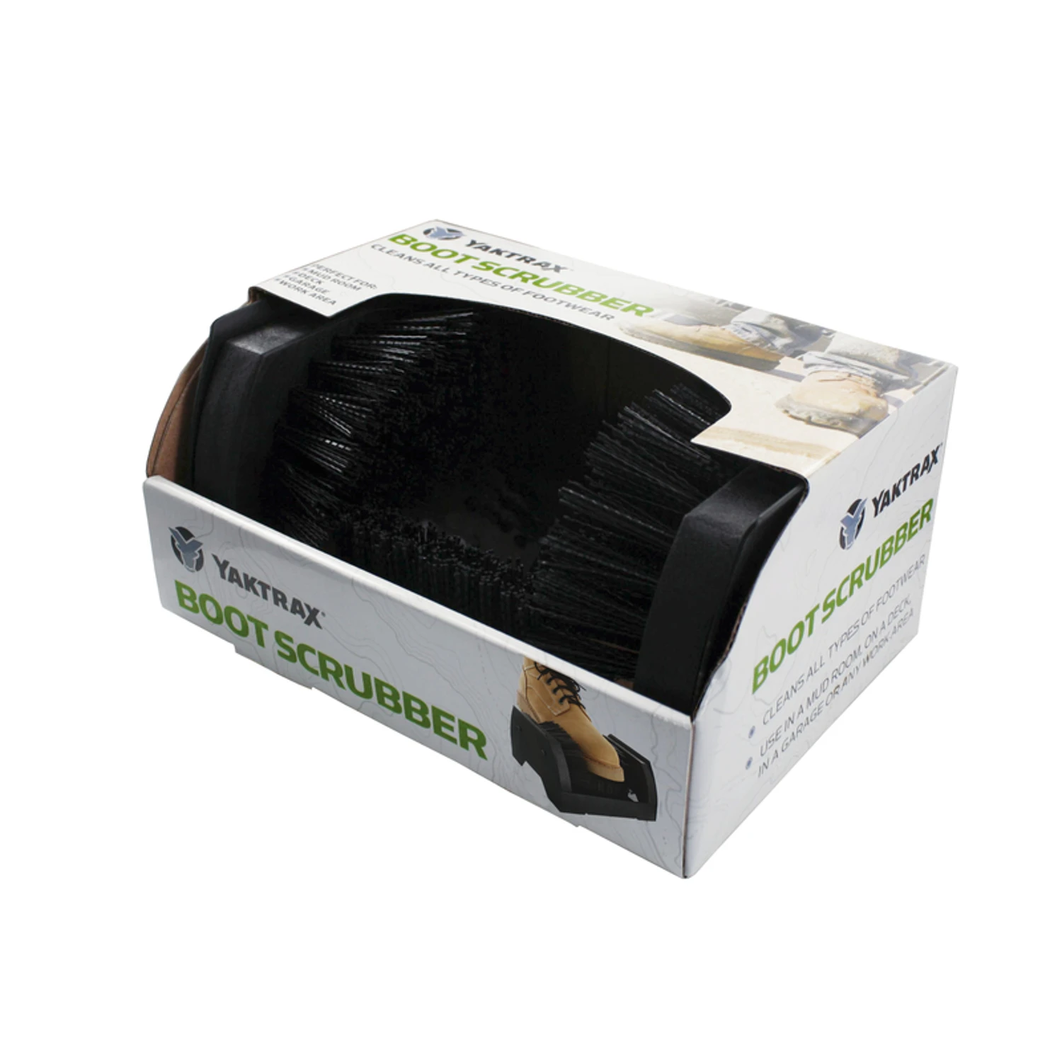 6 In. W X 9-1/4 In. L Heavy-duty Black Plastic Boot/shoe Scraper