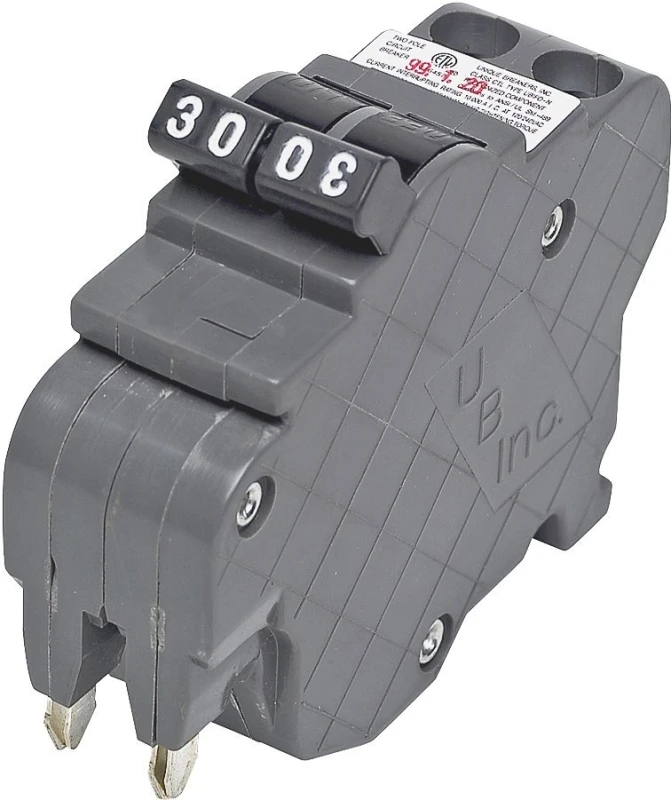 30a Double-pole Standard Trip Circuit Breaker For Federal Pacific Load Centers