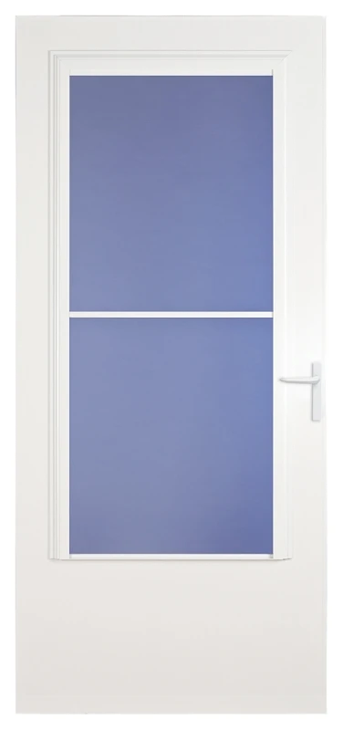 Screenaway Life-core 32 In. W X 81 In. H White Mid View Duratech Storm Door