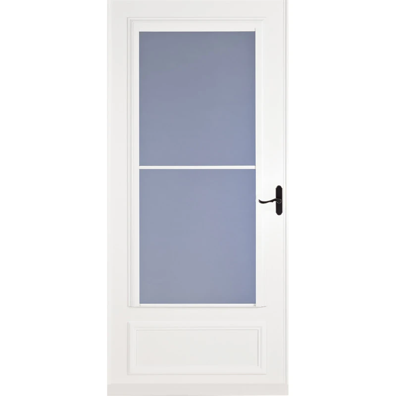 36 In. W X 81 In. H White Mid View Duratech Storm Door