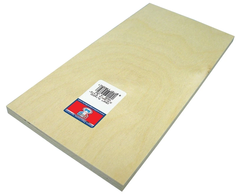 3/8 In. X 6 In. X 12 In. Birch Craft Plywood