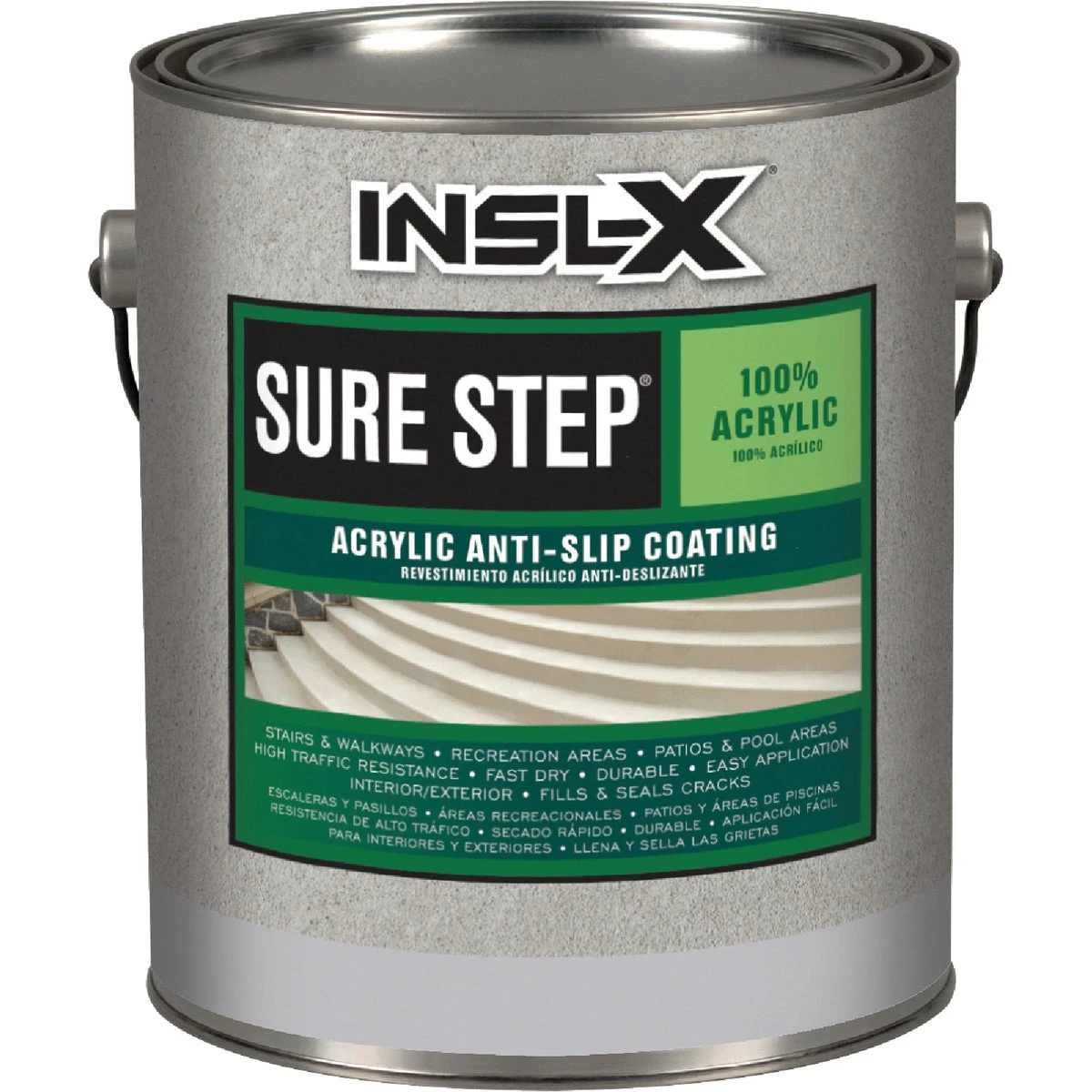 Sure Step Medium Gray Skid Resistant Concrete Paint, 1 Gallon