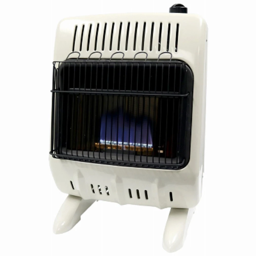 10,000 Btu Blue Flame Dual Fuel Vent Free Wall Heater With Piezo Start