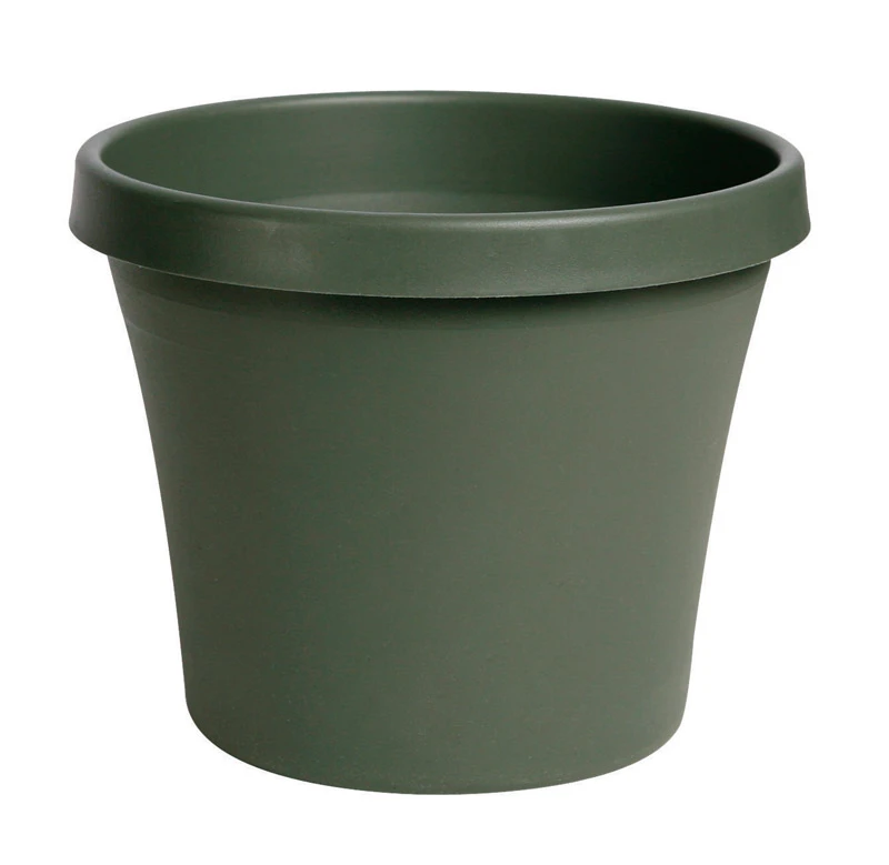 Terra Pot Plastic Planter by Living Green, 10 Inch Diameter