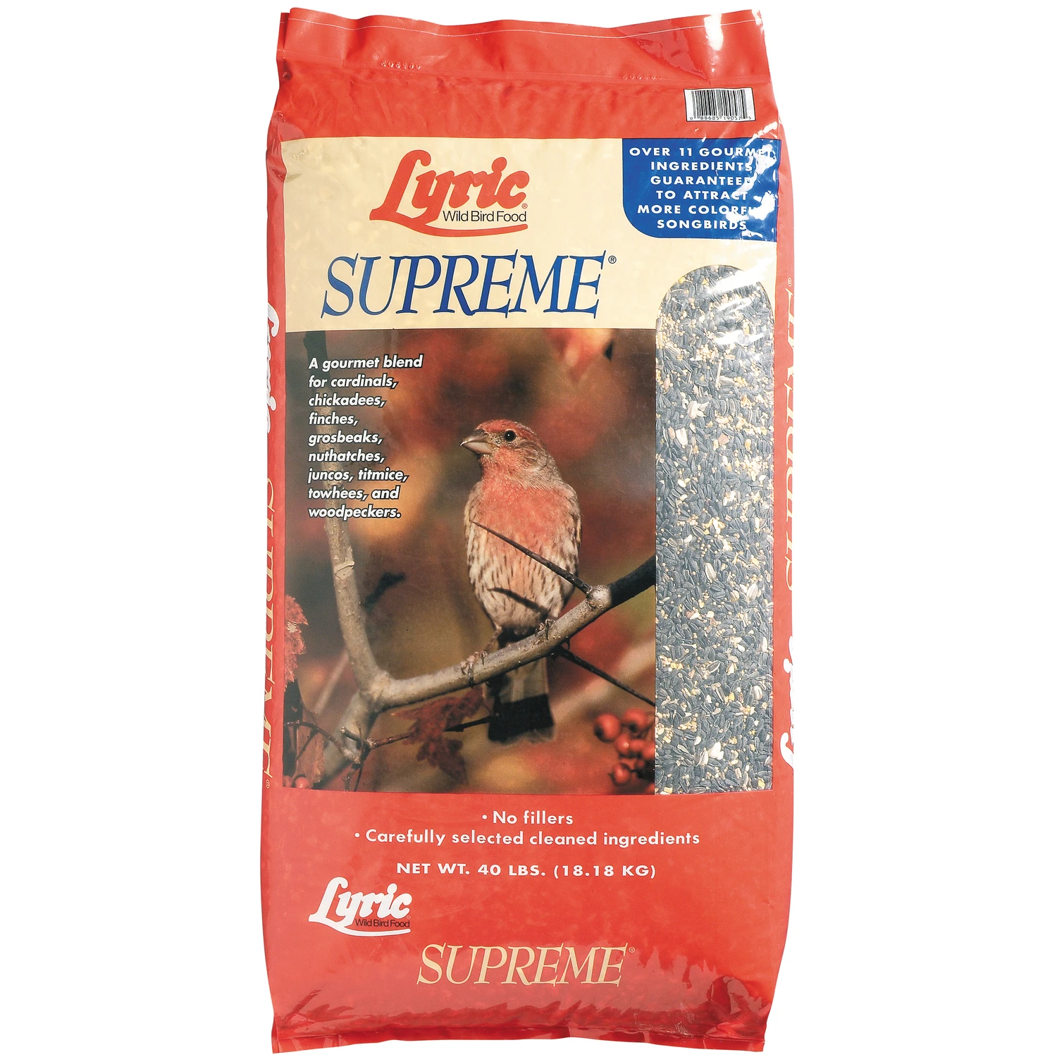 Supreme 40 Lb. Multiple Species Wild Bird Seed With Sunflower And Nuts