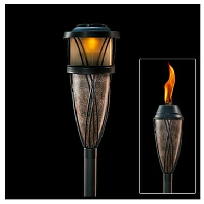 Lamplight Farms 1111218 Flame & Solar Torch