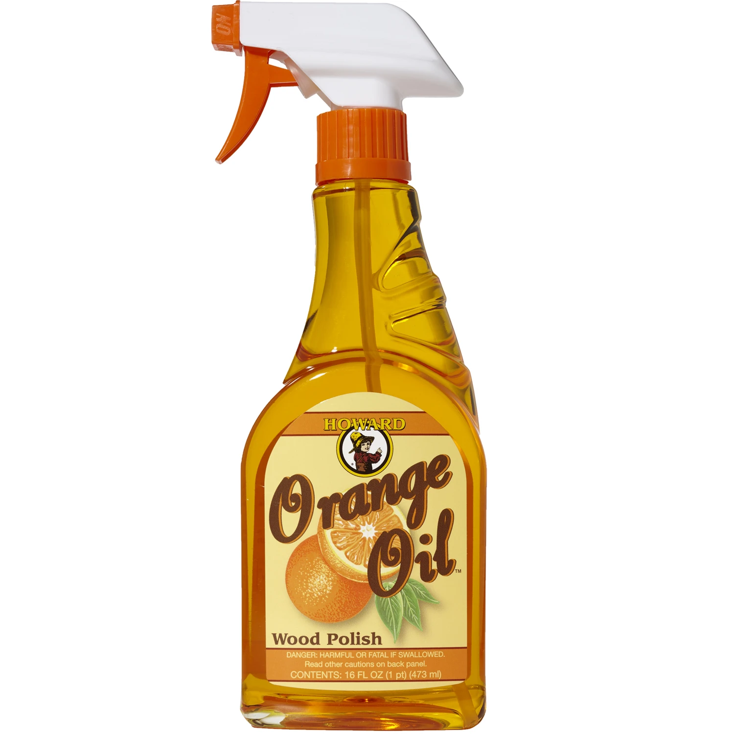 16 Oz. Orange Oil Spray - Natural Wood Polish With Orange Scent