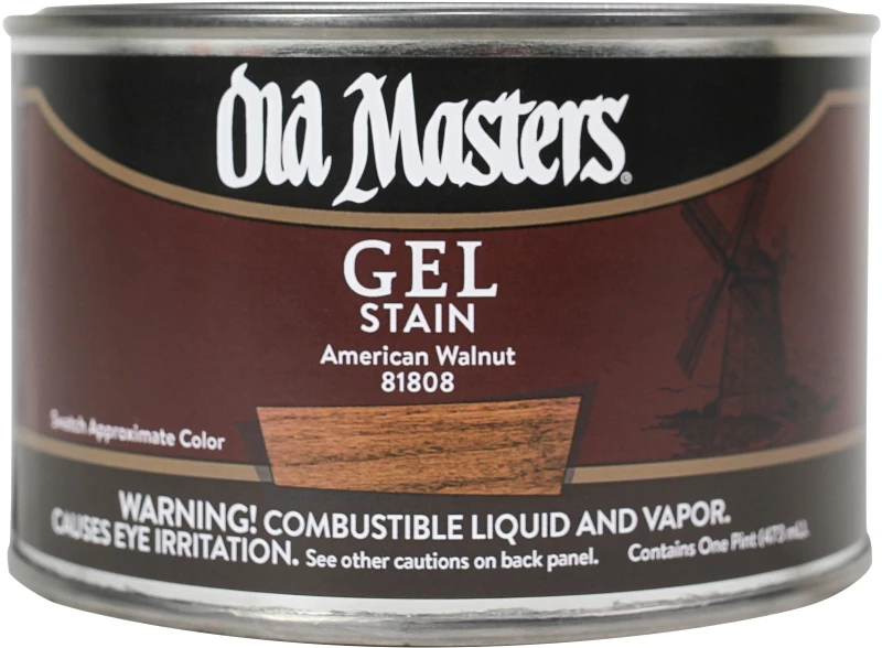 Semi-transparent American Walnut Oil-based Gel Stain 1 Pint