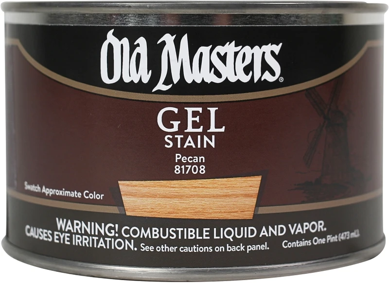Semi-transparent Pecan Oil-based Gel Stain 1 Pint - Model 81708