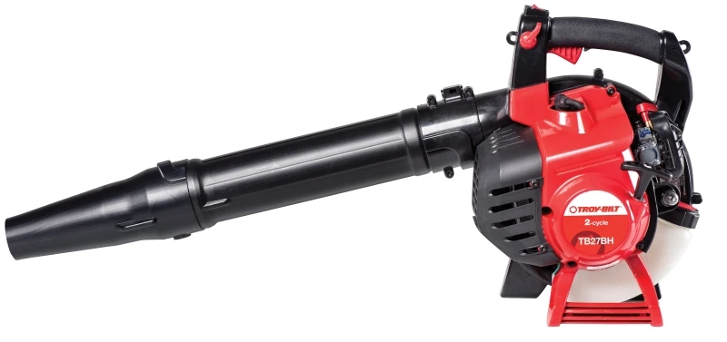 Gas Powered Leaf Blower with 27 Cubic Centimeter Engine and 205 Miles Per Hour Air Speed