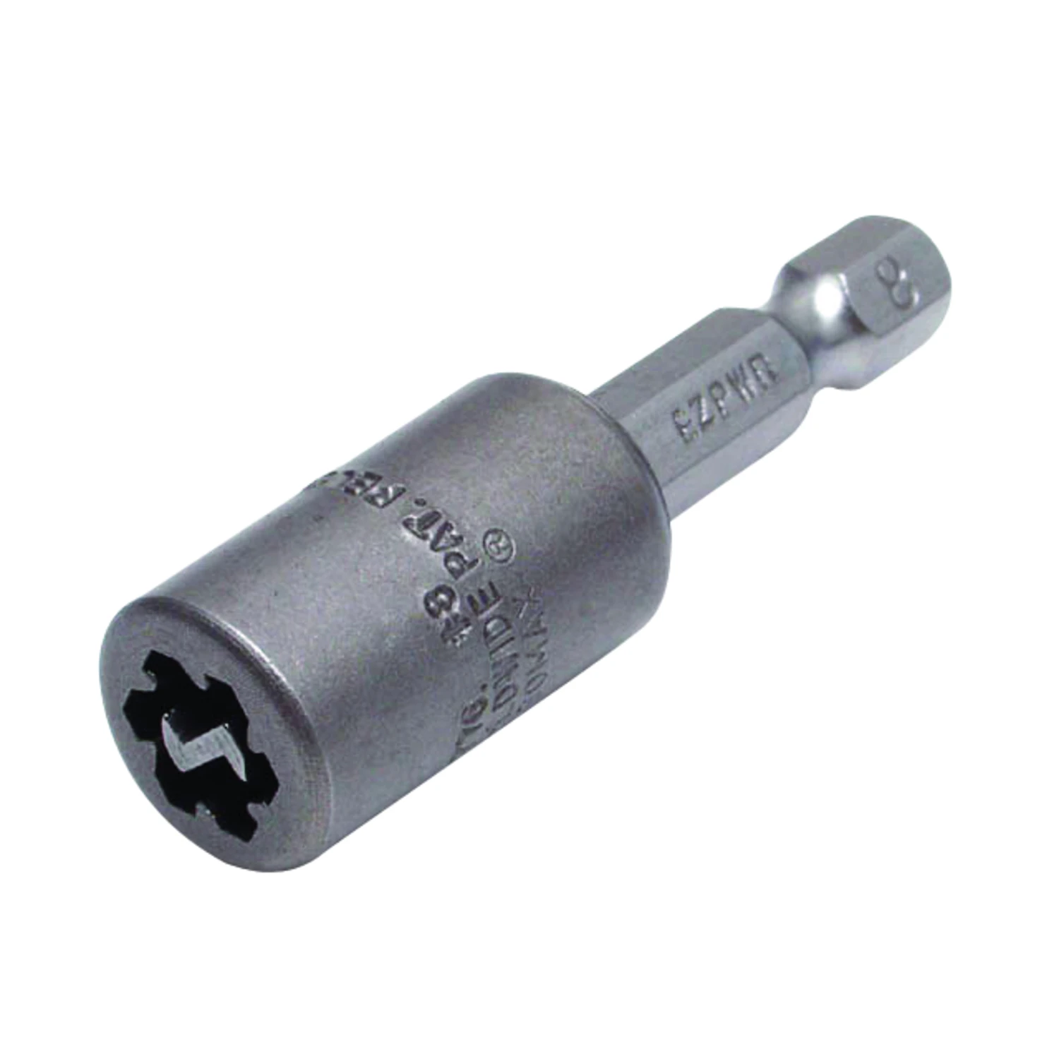 Isomax #8 One Way Rounded Nut And Screw Extractor, 1/4 In. Hex