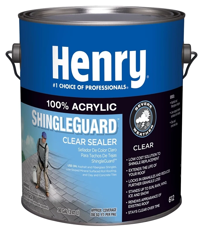 612 Shingle-guard Clear Sealer, Acrylic, 0.90-gallon For Roof Protection