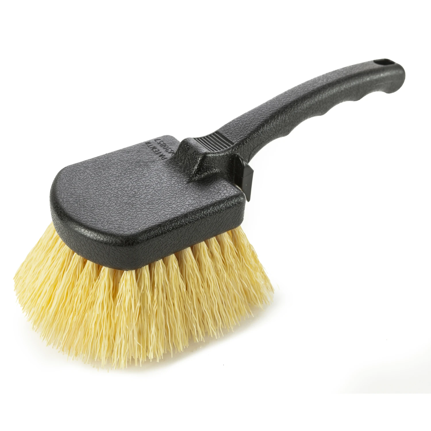 Gong Brush with Stiff Synthetic Bristles, 8.5 Inch Handle