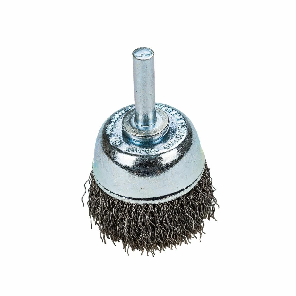 Command Pro Cup Brush Crimped 1-1/2 Inch X .014 Inch X 1/4 Inch Shank