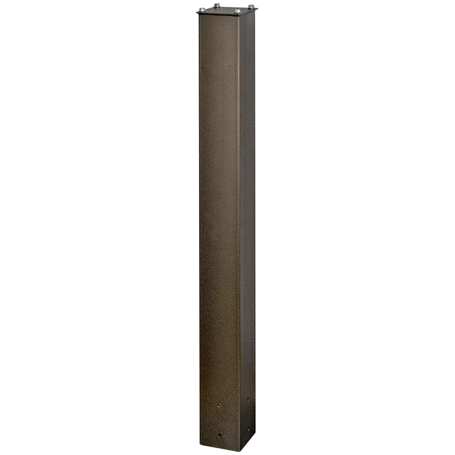 43 In. Powder Coated Bronze Steel Mailbox Post Model 7123