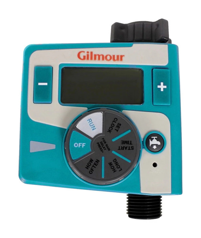 Programmable 1 Zone Water Timer With Lcd Display And Automatic Rain Delay
