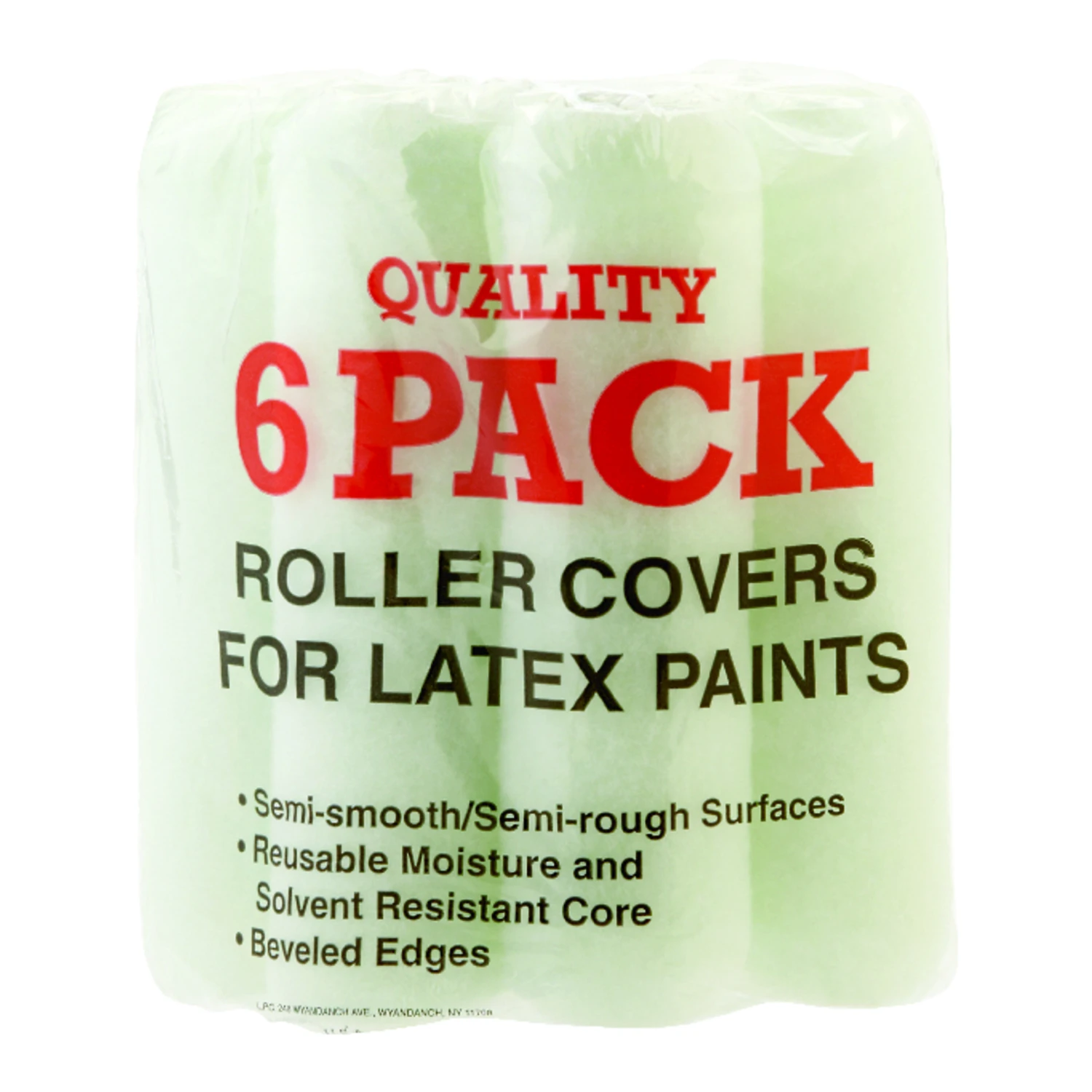 Linzer RC 139 Roller Cover, 3/8 in Thick Nap, 9 in L, Polyester Cover, 12/PK