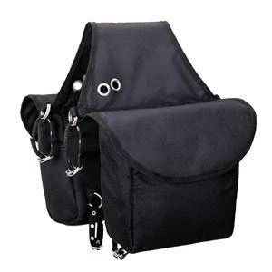 15-0170-bk Insulated Nylon Saddle Bag - Black, Durable And Versatile