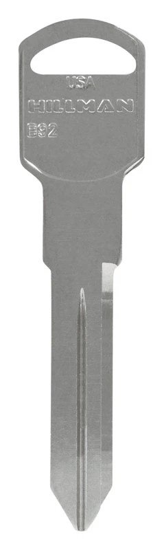 HILLMAN Traditional Key Automotive Key Blank B-92 Double For GM