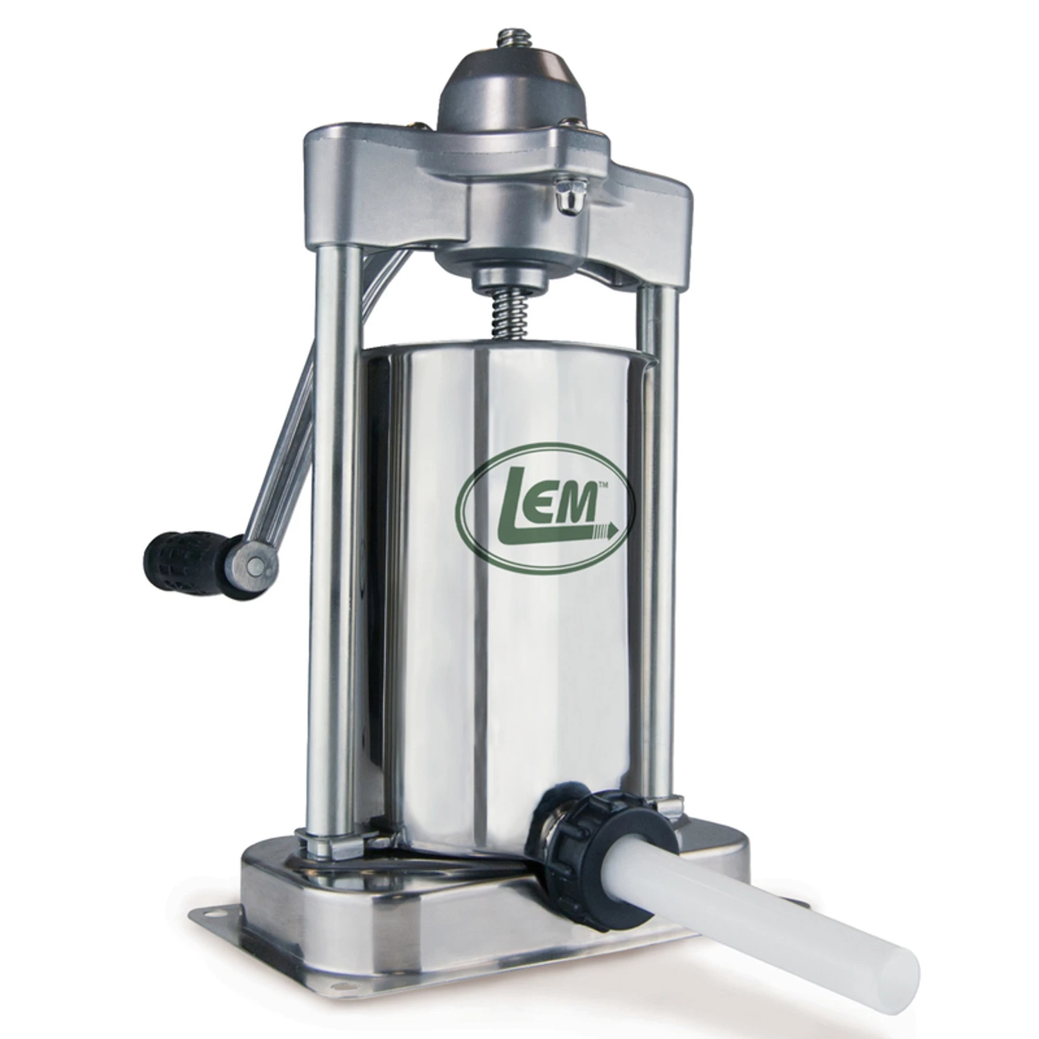 5 Lb. Vertical Stainless Steel Sausage Stuffer With Gearbox Cover