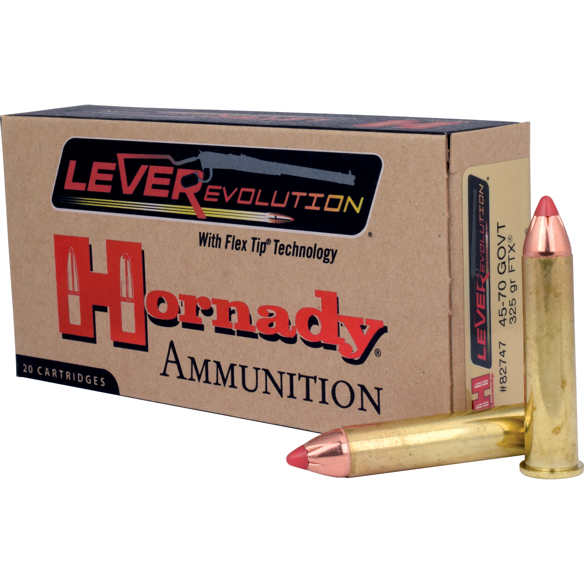 Leverevolution .45-70 Government 325 Grain Ftx Rifle Ammunition, 20 Rounds