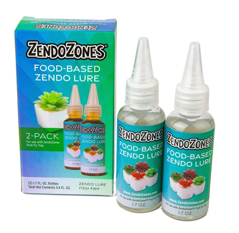 Zendolure 1.7 Oz. Fruit Fly Trap Refill (2-pack) - Safe For Pets