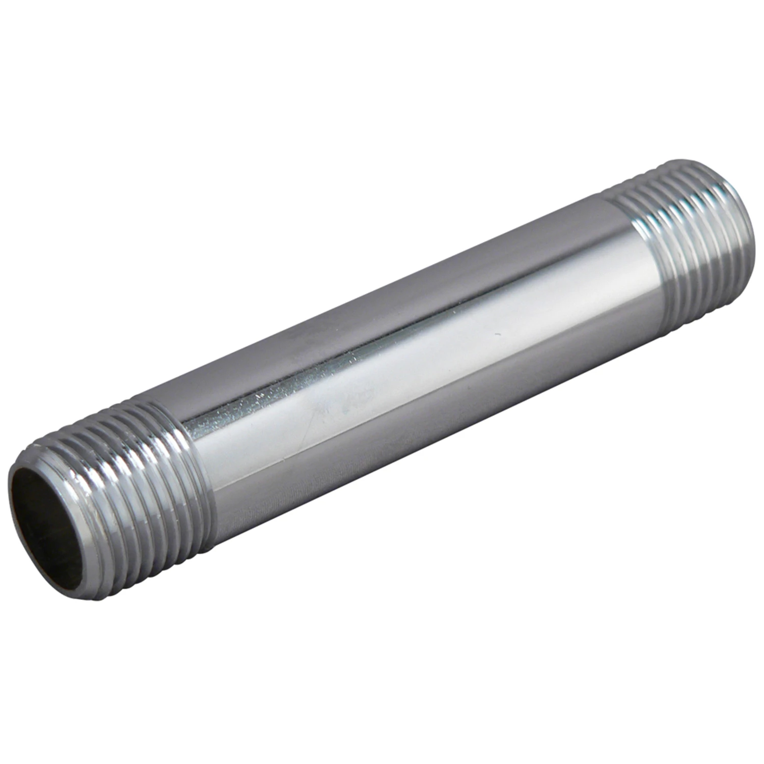 1/2 In. Ips X 1/2 In. D Ips Polished Chrome Brass Pipe Nipple 4 In. L