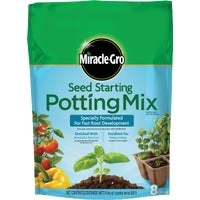 Seed Starter Potting Mix, 8 Quart - Organic Garden Soil