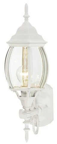 Elegant Outdoor Wall Sconce with Clear Beveled Glass