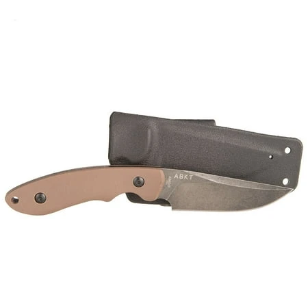 Elite Desert Predator Fixed Blade Knife 3.5 In. Tan G10 Handle