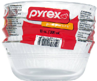 Pyrex 4.88 in. W X 4.88 in. L Custard Cups Clear 4 pk